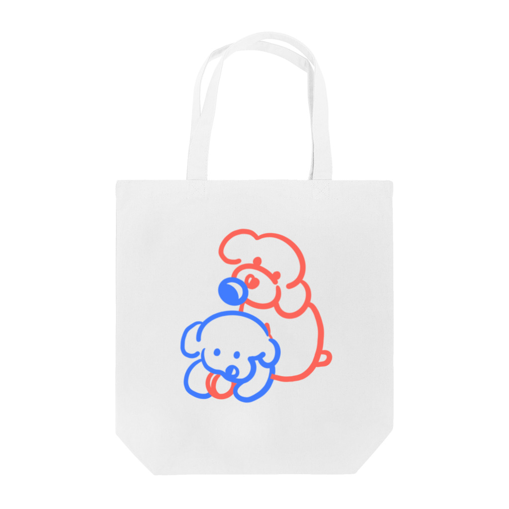 お菓子パーラーのトイプードル家族 Tote Bag