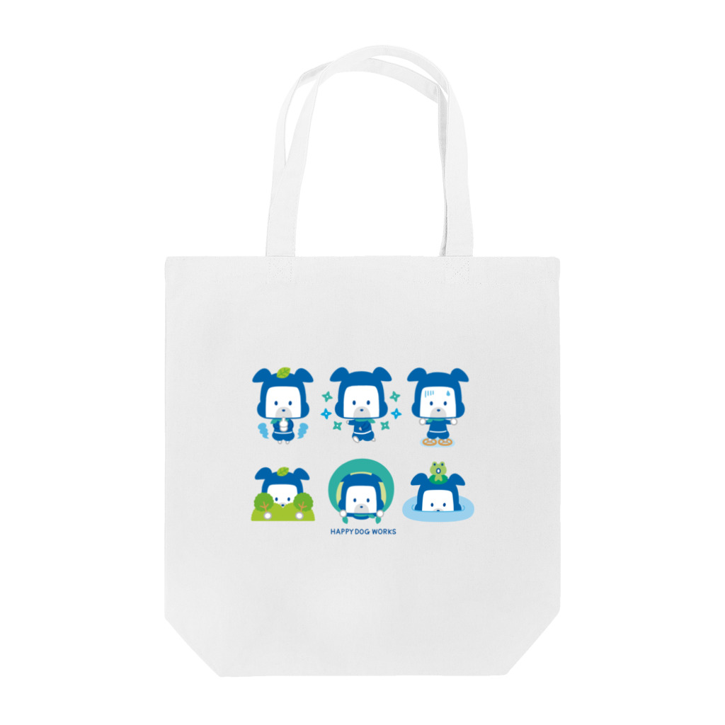 HAPPY DOG WORKS@SUZURIの忍者犬たろうくん_忍術A Tote Bag