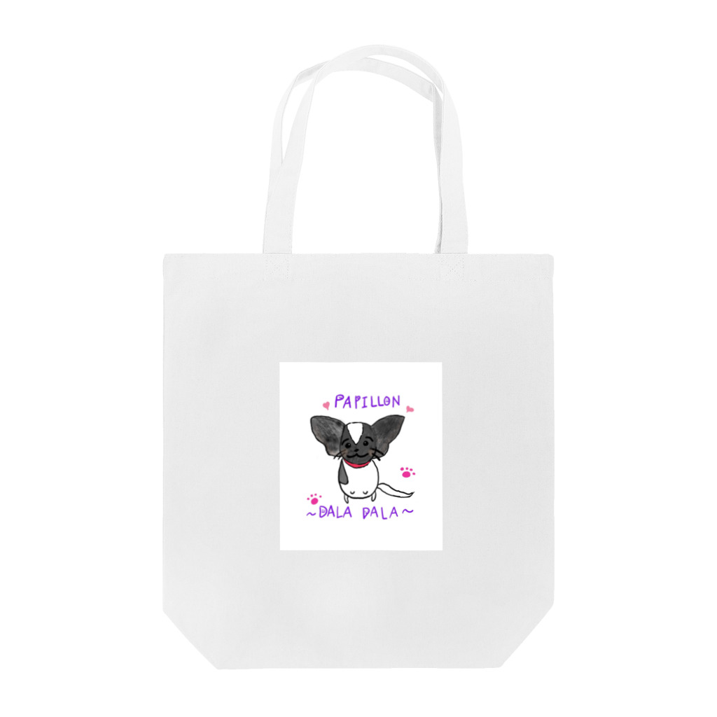 プリンセスダルマの黒パピくん Tote Bag