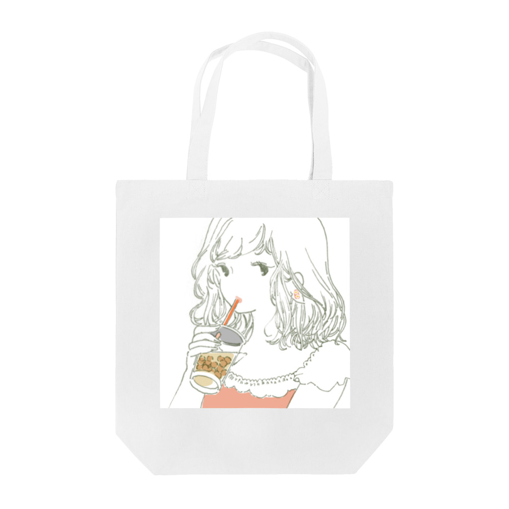 ちっちゃいてのサマーガール Tote Bag