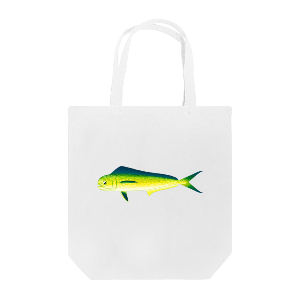【魚類】おさかなちゃん☆図鑑の【魚類】シイラちゃん☆鱪 Tote Bag