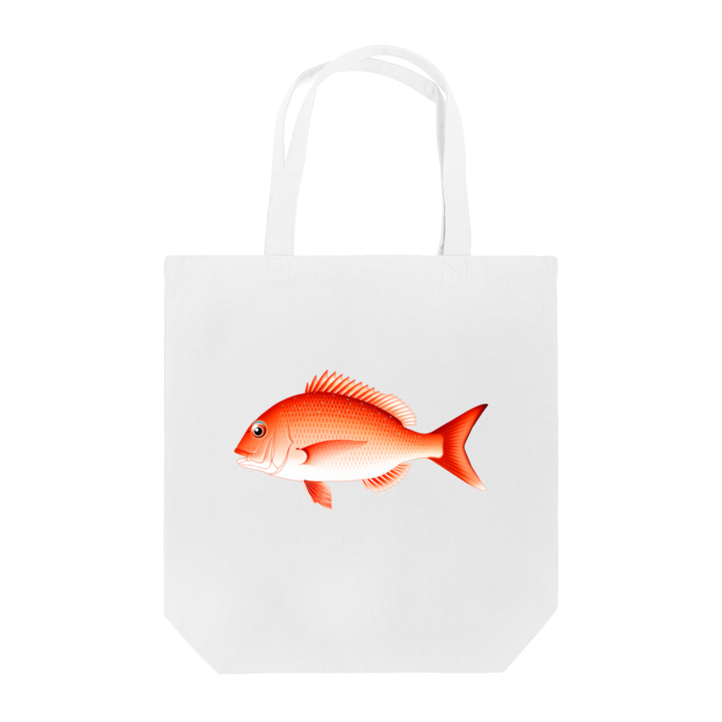 【魚類】おさかなちゃん☆図鑑の【魚類】マダイちゃん☆真鯛 Tote Bag