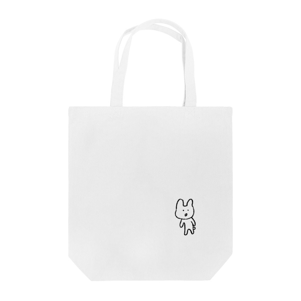 どせいのわっかの何かに気付いたうさぎ Tote Bag