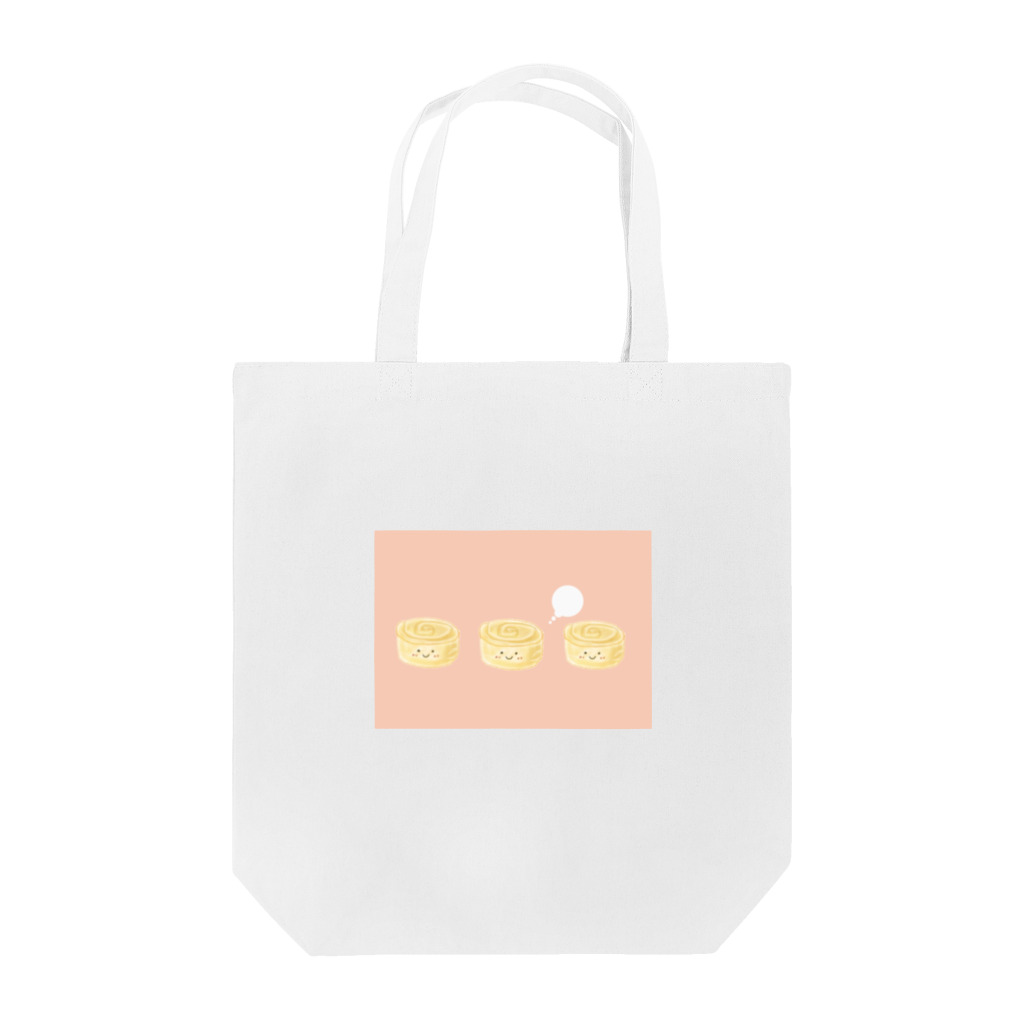 なでしこ@デザインの3個のたまご焼きちゃん Tote Bag