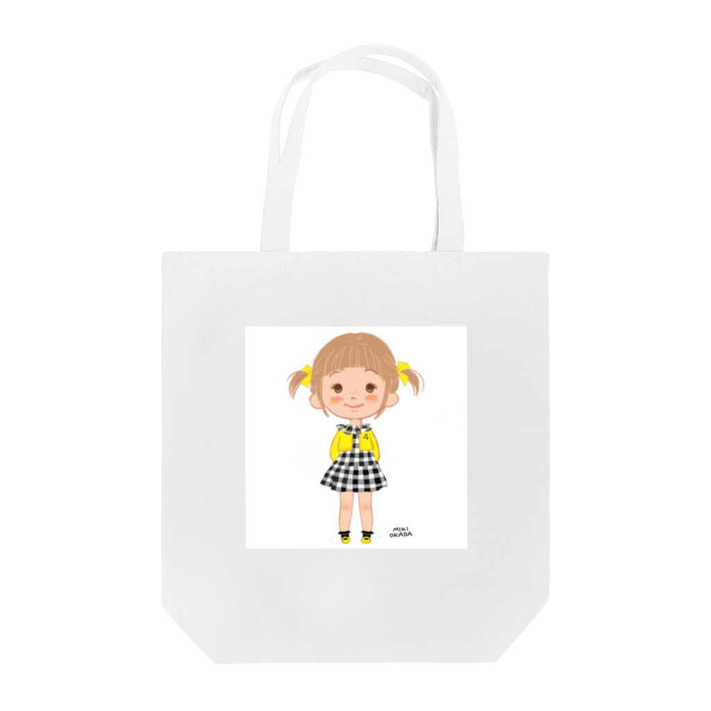 オカダミキの女の子 Tote Bag