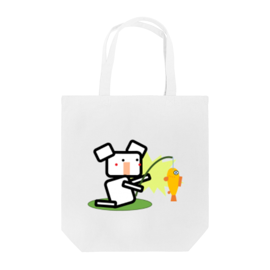 any.のわんこ さかなつり Tote Bag