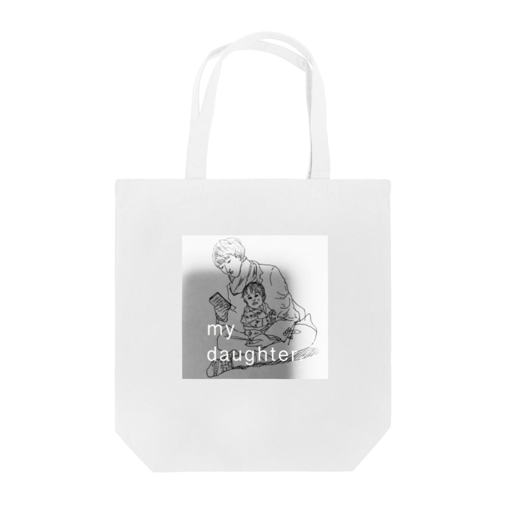 muchiciのmy daughter Tote Bag