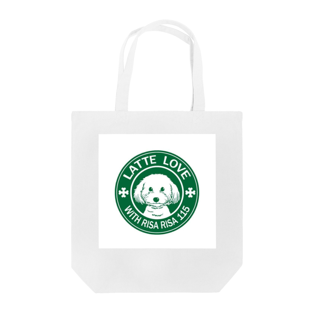 マルプー ラテのlatte with RisaRisa Tote Bag