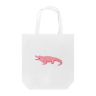 狭刈十のPINK CROCODILE Tote Bag