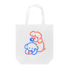 お菓子パーラーのトイプードル家族 Tote Bag