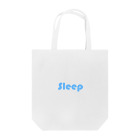 /logo.pngのsleep ロゴ 水色 トートバッグ