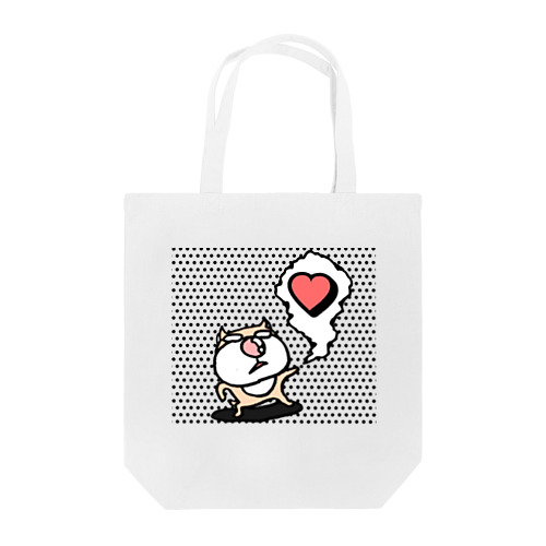 犬とハート Tote Bag