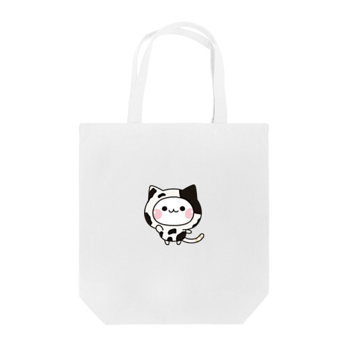 気づかいのできるネコ　牛さんver. Tote Bag