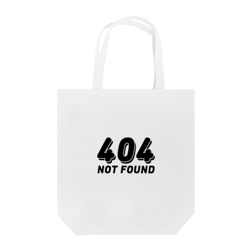 404 not found [BK] トートバッグ
