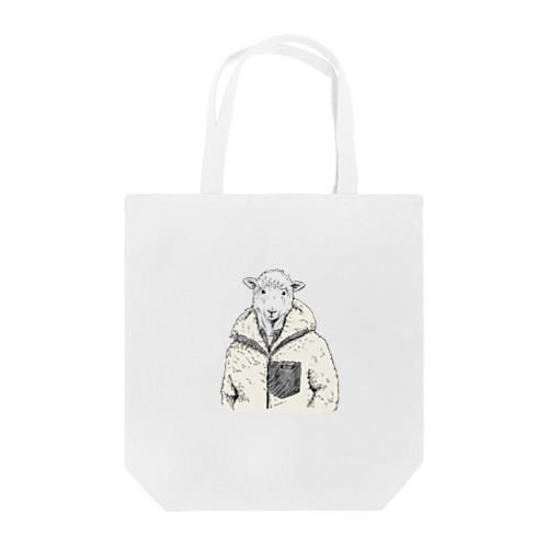 Boa blouson sheep Tote Bag