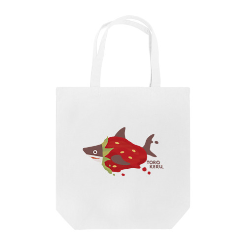 苺ととろけるおサメさん | TOROKERU SHARK Strawberry トートバッグ