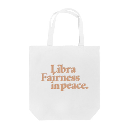 【天秤座】Libra fairness in peace. (公平さ・平和主義者の天秤座) トートバッグ
