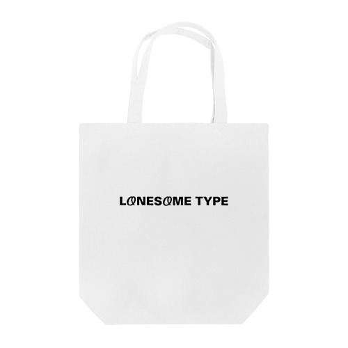 LONESOME TYPE (BLACK) Tote Bag