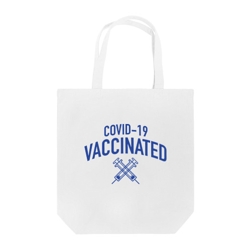 ワクチン接種済💉 トートバッグ