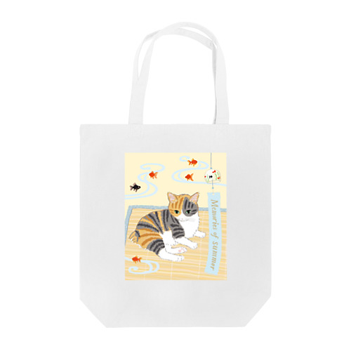 金魚と風鈴と猫 Tote Bag