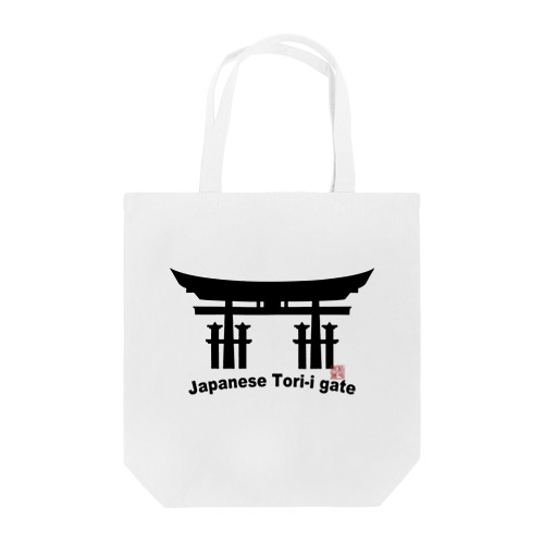 Japanese Tori-i gete Tote Bag