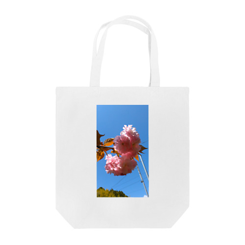 青空と桜 トートバッグ