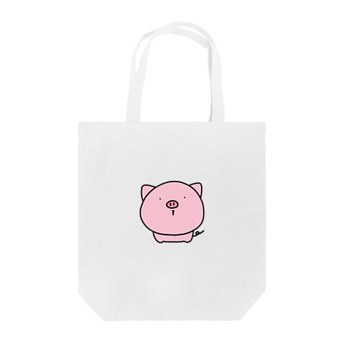 ピンクの豚さん トートバッグ