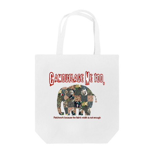 Camouflage Me too Tote Bag