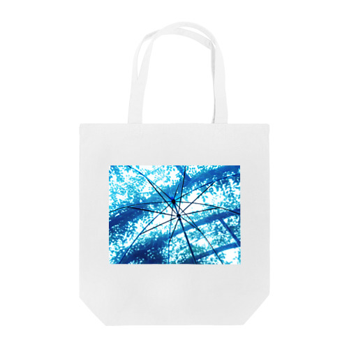 umbrella -blue Tote Bag