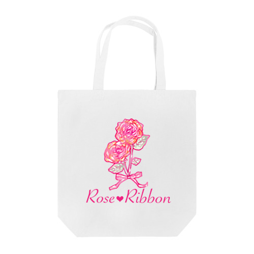 Rose♡Ribbon トート トートバッグ