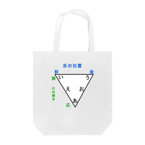 日本語の母音 Tote Bag