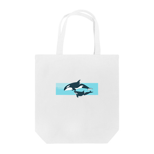 シャチの親子 Tote Bag