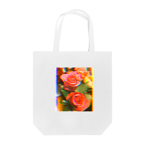 色がボケてるバラの写真 Tote Bag