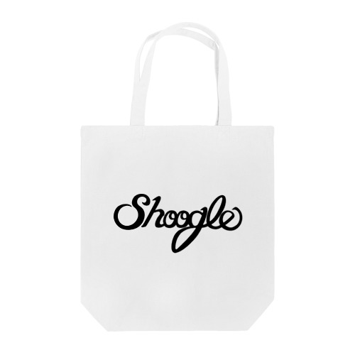 シューグル(Shoogle)ロゴ 黒字 トートバッグ
