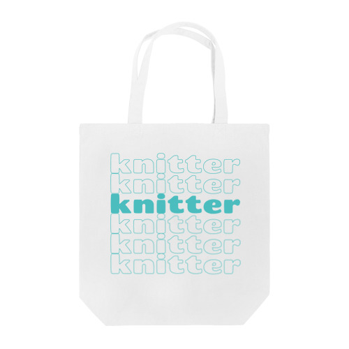 knitters（blue green） Tote Bag