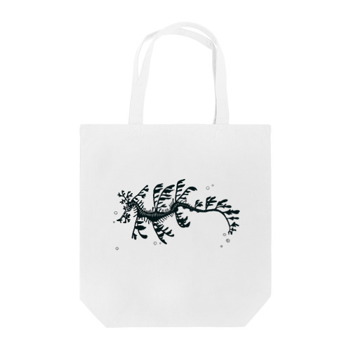 リーフィーシードラゴン　白黒 Tote Bag