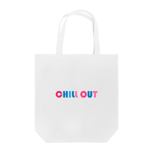 chill out チルしちゃお ピンク Tote Bag