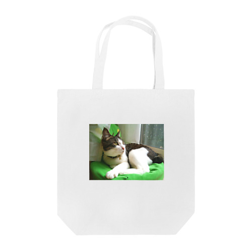 ハチワレ猫 ムン Tote Bag