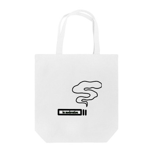 in moderation Tote Bag