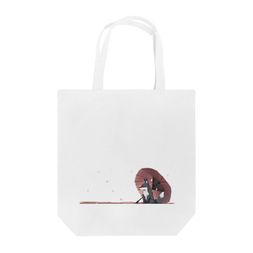 和傘と狐 Tote Bag