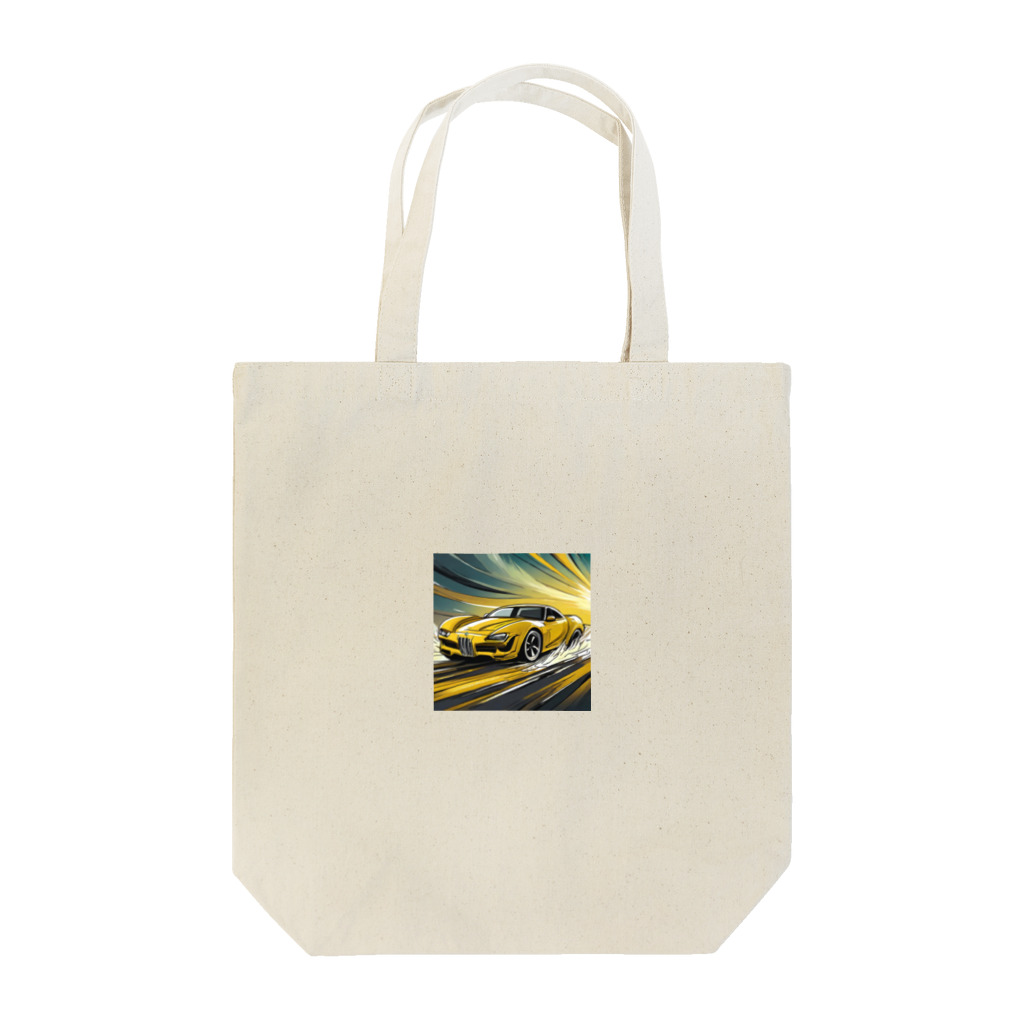 Try Anythingのイエロー スポーツカー コレクション Tote Bag