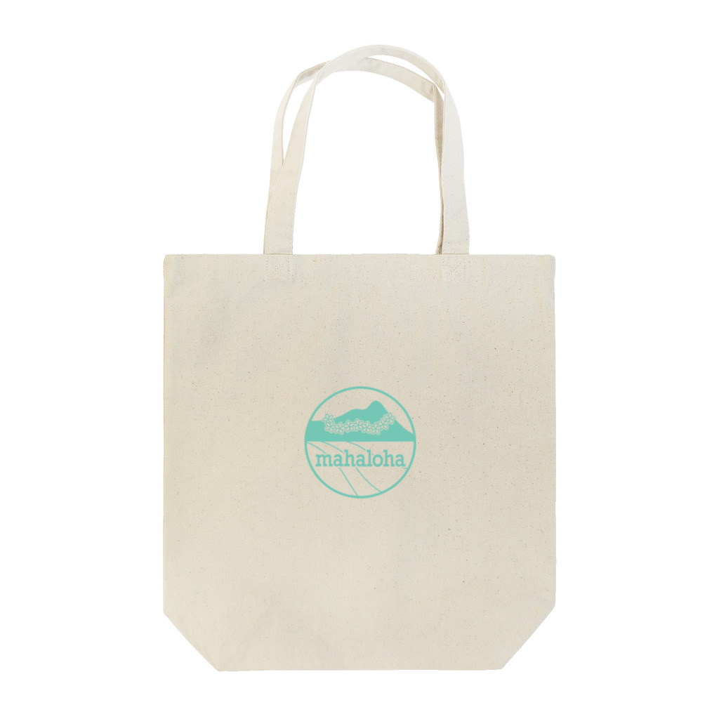 mahaloha808のmahaloha 丸ロゴ Tote Bag