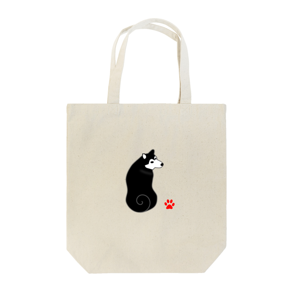 こな吉の見返り柴犬（黒） Tote Bag