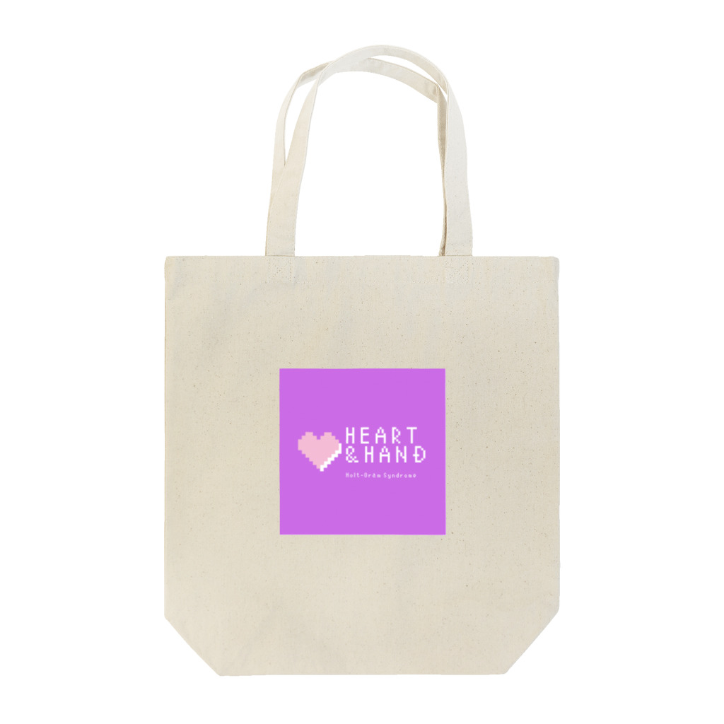 ハート&ハンドのHeart & Hand のパープルオリジナルアイテム Tote Bag