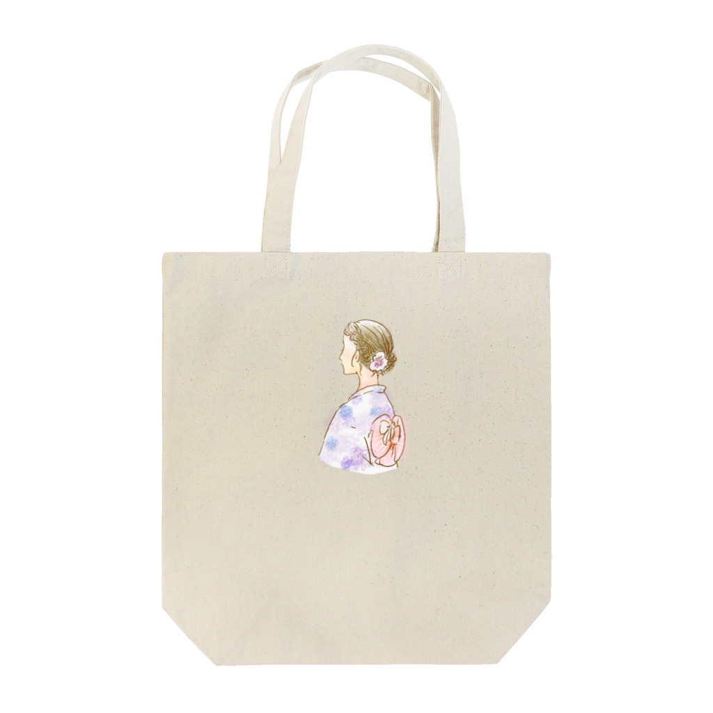 ゆるともの浴衣ガール Tote Bag