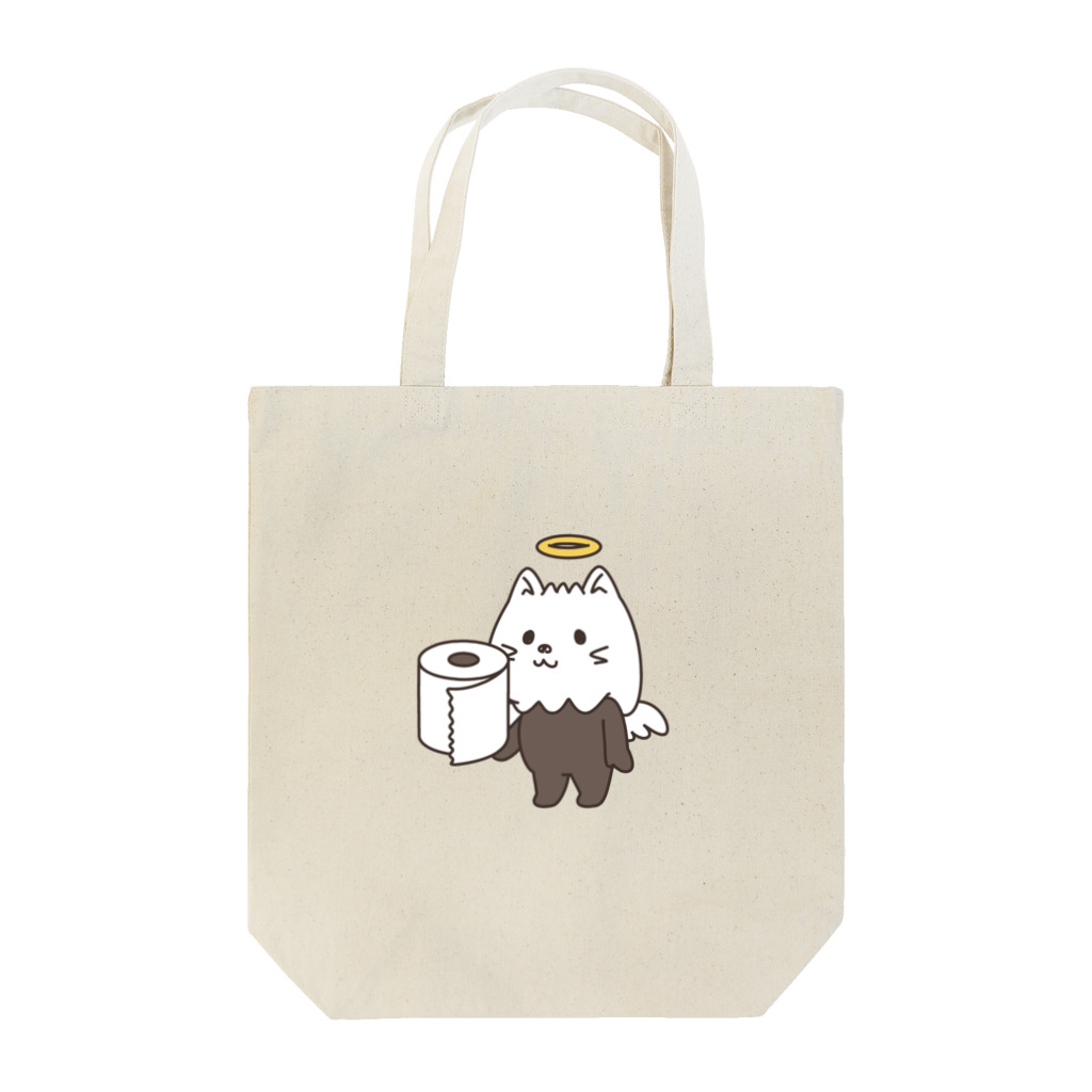 イラスト MONYAAT のねこかぶってるやつ　トイレットペーパー Tote Bag