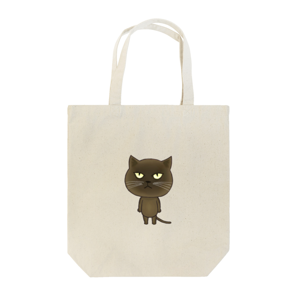 Hanabisanの目つきが鋭いネコさん Tote Bag