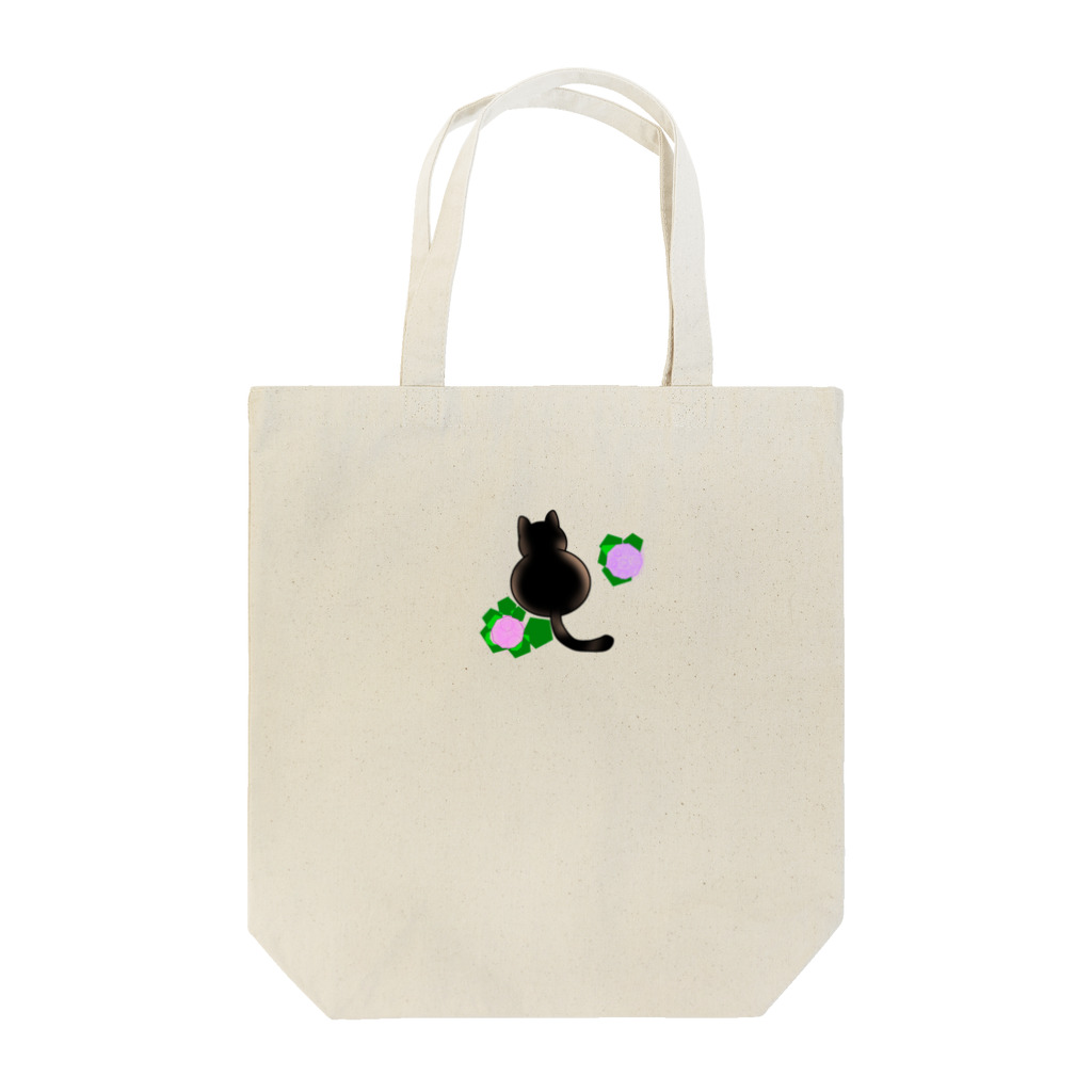 世界地図の黒猫さん Tote Bag