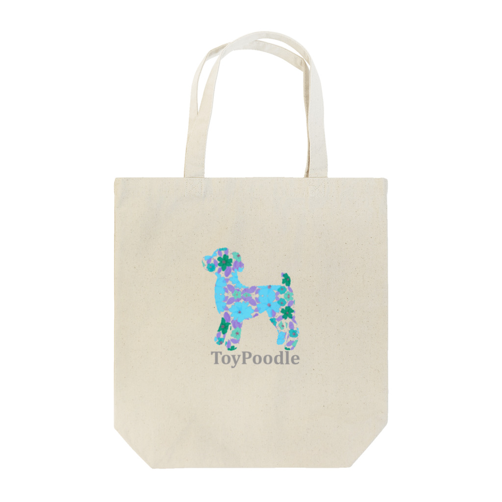 AtelierBoopの花　トイプードル Tote Bag