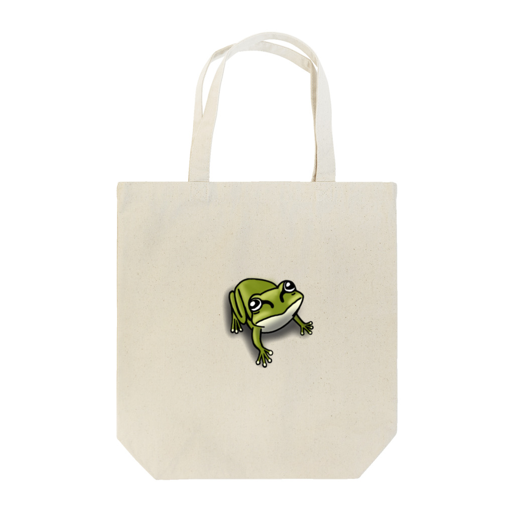 はんこ屋RANAPANのグッズ屋さんのニホンアマガエルちゃん Tote Bag